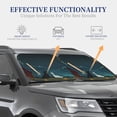 thumbnail image 4 of Vsdgher Farm Dog Duck Moonlight Print Car Windshield Sun Shade, Reflective Sunshade Window Sunshade Sun Visor Protector Fit for Cars,Trucks,SUVs-Medium, 4 of 6