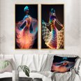 thumbnail image 1 of Designart "Dancer in Translucent Light I" Woman Fashion Photography Framed Wall Art Set Of 2 - Glam Multicolor Frame Gallery Set For Office Decor, 1 of 6