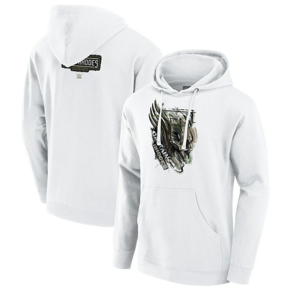 Men's White Cody Rhodes Captain Rhodes Hoodie