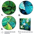thumbnail image 3 of Designart "Peppermint Breeze of Herbs IV" Floral Framed Wall Art - Green Herbs Bedroom Framed Canvas Wall Art, 3 of 6