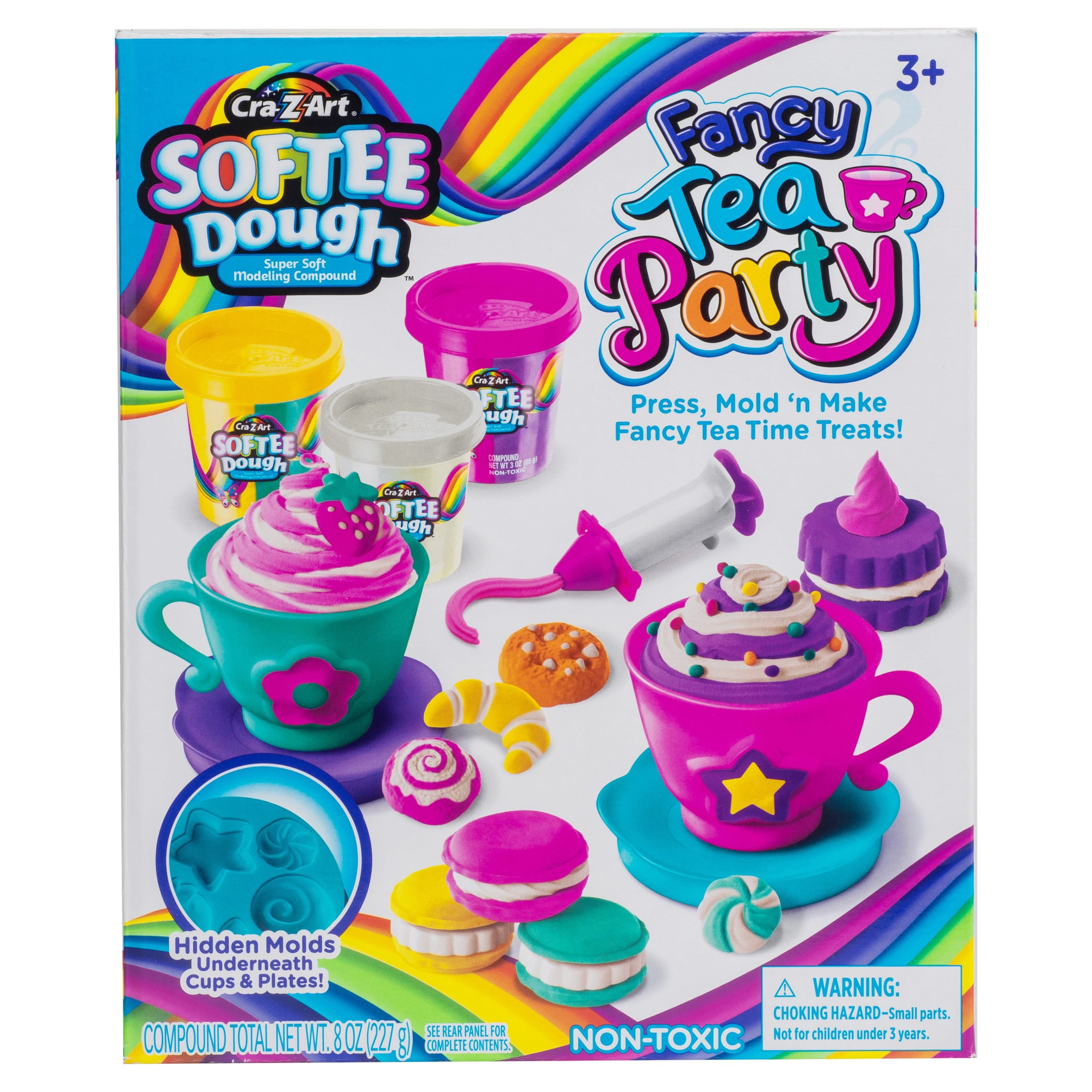 Cra-Z-Art Softee Dough Fancy Tea Party, 1 Multicolor Dough Cra-Z-Art Softee Dough Fancy Tea Party, 1 Multicolor Dough