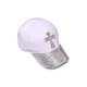 thumbnail image 1 of Gorra de béisbol secadora para mujer con cruz - blanco ChicHeadwear  Sombreros, 1 of 1