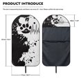 thumbnail image 7 of POLERO Cooling Sweat Carseat Protector Waterproof Microfiber Towel, Compatible with Truck Seat Van, for SUVs Trucks Sedans, Dog Paw Heartbeat Theme, 7 of 7