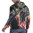 thumbnail image 6 of Naloa North American Bald Eagle1 Men's Casual Hooded Collar Drawstring Hoodies Pullover Sweatshirts Casual Long Sleeve Shirts-3X-Large, 6 of 7