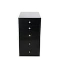 thumbnail image 3 of Impressions Vanity SlayStation 5 Drawer Makeup Vanity Storage Unit with Drawer Knobs (Pro Black), 3 of 4