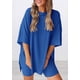 thumbnail image 3 of Conjunto Coordinado PRETTYGARDEN de Dos Piezas para Descanso XL Azul Real, 3 of 5