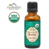 US Organic Basil Essential Oil, 100% Pure USDA Certified Organic, 30 ml