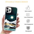 thumbnail image 2 of Ocean Moon Night Case for iPhone 14 Pro,Aesthetic Art Design TPU Bumper Cover Case, 2 of 5
