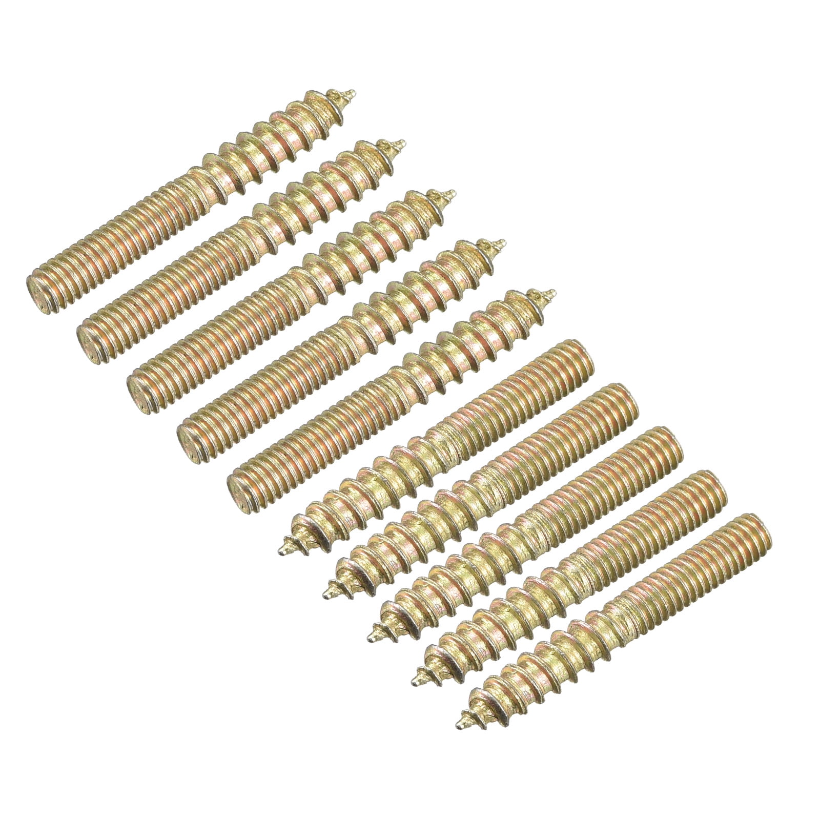 M4x30mm Hanger Bolts, 24 Pack Double Ended Thread Dowel Screws ...