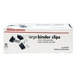 thumbnail image 2 of Office Depot Brand Binder Clips, Large, 2"""" Wide, Black, Box Of 12, 2 of 2