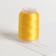 thumbnail image 1 of BUYISI 350 Meters/Roll Embroidery Sewing Thread Diy Handmade Cross Stitch Sewing Tool For Weaving Bracelets Bead Chains Tower Line Yellow 22, 1 of 5