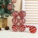 thumbnail image 1 of Set de 12 Bolas Navideñas Rojas de Pet Pintadas | Decoración Navideña Moderna | Bolas Colgantes de Espuma de Colores | Irrompibles | Regalo Navideño Ideal, 1 of 6
