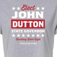 thumbnail image 3 of Yellowstone  - Elect John Dutton Governor - Juniors Cropped Cotton Blend T-Shirt, 3 of 6