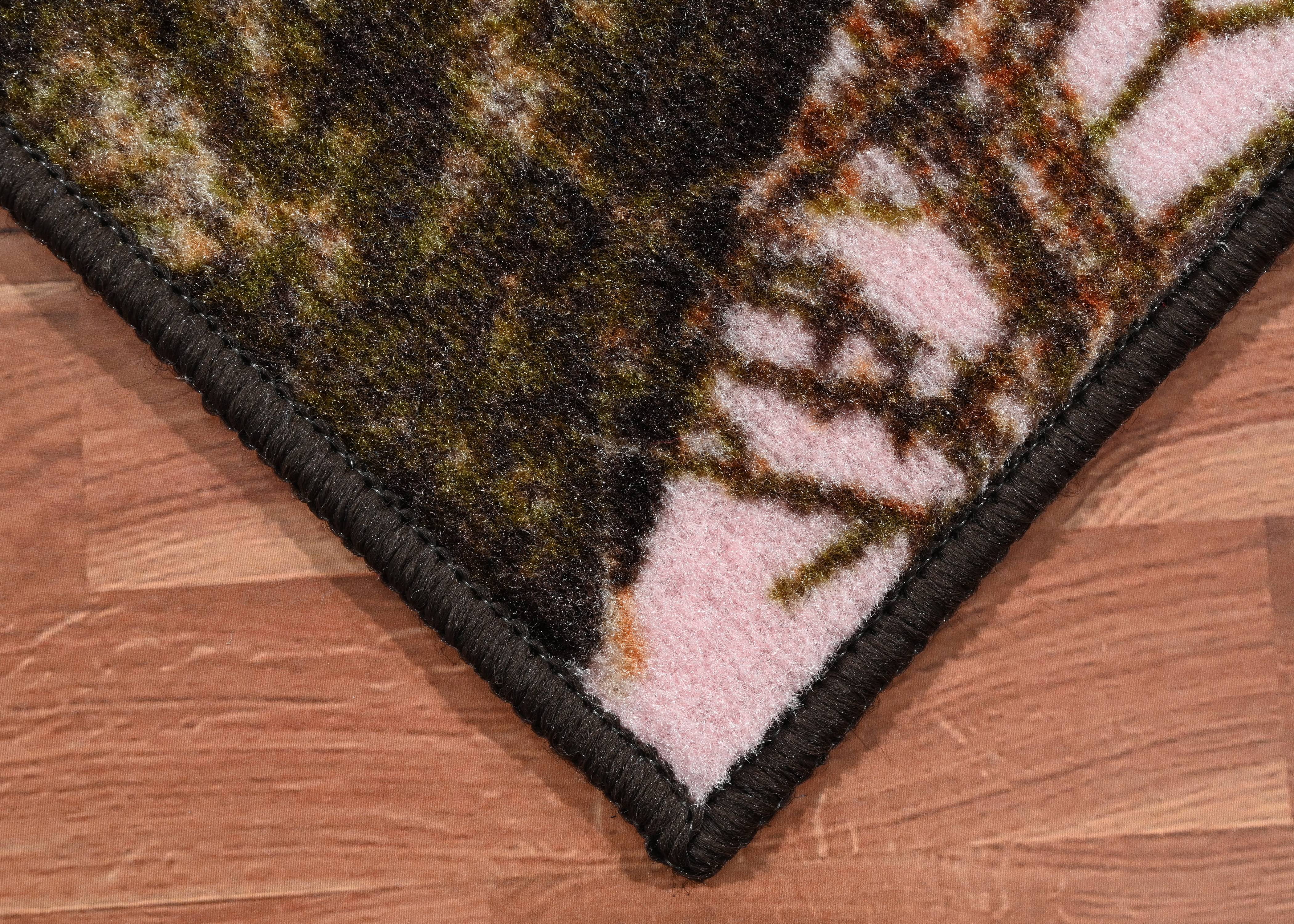 Mossy Oak Break-Up Pink Camouflage 5 ft. x 7 ft. Area Rug