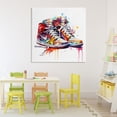 thumbnail image 3 of Stupell Industries Contemporary Sneakers with Watercolor Drip Canvas Art, 36 x 36, by Creative Studio, 3 of 8