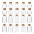 thumbnail image 1 of 20pcs Bouteilles Liège Transparent Souhaitant Bouteilles Maison Orne les Récipients en Verre, 1 of 7