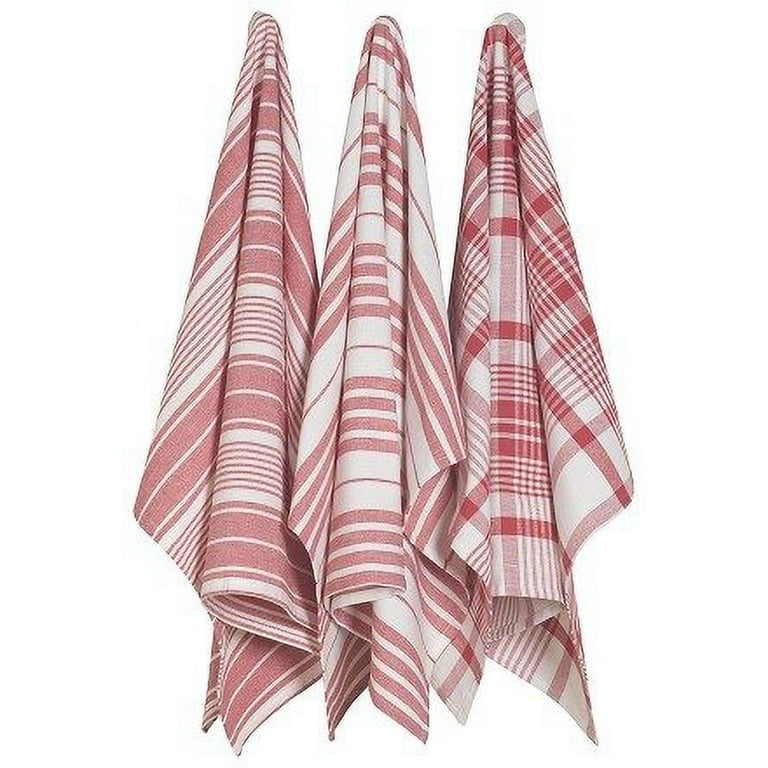 Now Designs Jumbo Dish Towels (Set of 3) - Red 