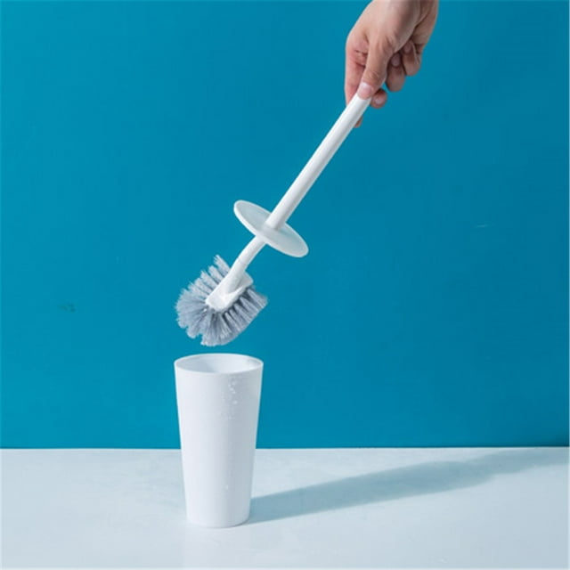 Agiferg Home Toilet Brush Holder Stand Guard Set Bathroom Cleaning Tools Useful