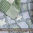 thumbnail image 5 of JCS Perfect Green 2 Homespun Cotton Fabric Sold by the Yard, 5 of 8