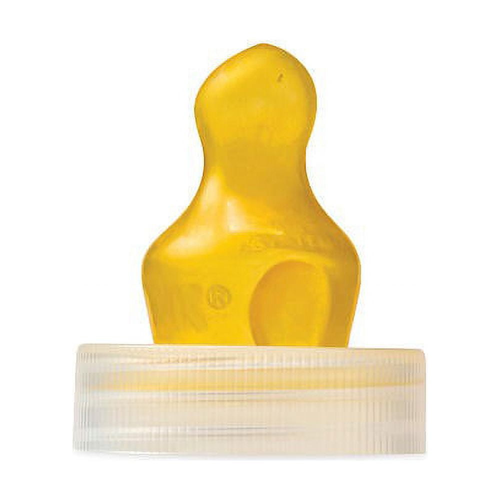 NUK Ready to Feed Nipple 2 Latex Orthodontic Nipples - No Need to Pre-wash