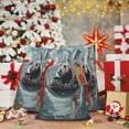 thumbnail image 6 of Naloa Panda In Futuristic City Drawstring Christmas Bags, 3D Xmas Gift Bags, Christmas Wrapping Bags, Xmas Goodie Bags, Treat Pouch Bags, Party Favor Bags-Medium, 6 of 9