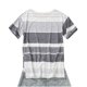 thumbnail image 4 of Camiseta de mujer de moda de manga corta con estampado de patchwork de color con cuello redondo OAVQHLG3B Store  lin121212, 4 of 4