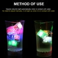 thumbnail image 4 of CIYISON 12 Set LED Ice Cube for Drink Luminous Ice Tray for Beverages Jewelry Party Decorations Essential Colorful Barwares, 4 of 8