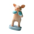 thumbnail image 2 of Fancyes Miniature Pig Figure, Miniature Pig, Garden Statue, Pig Sculpture, Pig Ornamentation, Animal Figure for Children's Room, Living Room boxing, 2 of 8