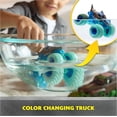 thumbnail image 4 of Monster Jam Mud Blasters, Megalodon Color Change Monster Jam Truck, 1:64 Die Cast Vehicle, Kids Toys for Boys and Girls 3+, 4 of 8