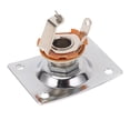 thumbnail image 1 of Guitar Output Jack Plate, Electric Guitar Square Shape Metal Compact Guitar Jack Socket Plate For Telecaster, 1 of 8