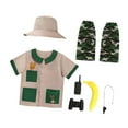 thumbnail image 3 of Conjunto de disfraz de explorador para niños, kit de aventura al aire libre para senderismo, regalo de cumpleaños al aire libre , S S, 3 of 8