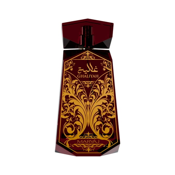 Maryaj Ghaliyah - Long Lasting Perfume for Men and Women - Musk Cologne for Men and Women - Fruity, Floral, Woody Fragrances - Eau de Parfum - 3.4 oz