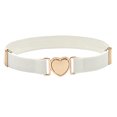thumbnail image 5 of 2 uds cinturón elástico para niñas cinturón ajustable para niños sin hebilla cinturones elásticos en forma de corazón para niñas y niños pequeños, 5 of 5