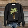 thumbnail image 1 of Amzcrzy Chandails en Molleton pour Femmes Chandail en Molleton de Noël Mode Femmes Décontracté Manches Longues Impression de Noël Col Rond T-Shirt Ample Blouse Chandails en Molleton Sans Capuche Chandails en Molleton pour Femmes TG, 1 of 3