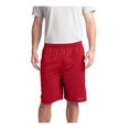 thumbnail image 1 of Sport-Tek Posicharge Short à Poches en Maille Résistante - Rouge Vif - Très Grand, 1 of 1