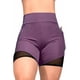 thumbnail image 3 of Short Mujer Con Bolsa Celular Gym Lycra Dama Playa Verano LOLE  Short, 3 of 3