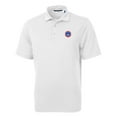 thumbnail image 2 of Men's Cutter & Buck White South Bend Cubs Big & Tall Virtue Eco Pique Recycled Polo, 2 of 3