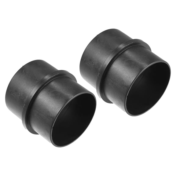 2pcs Car Air Ducting Connector Straight Air Heater Duct Joiner Connector Pipe 2.95'' 75mm OD Black