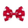 thumbnail image 3 of Alvivi Infant Baby Girls Polka Dots Printed Suspender Skirt with Hair Clips Set, 3 of 7