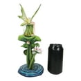 thumbnail image 6 of Green Pixie Tribal Fairy Sharing Thoughts with Buddy Elf by Lily Pond Figurine, 6 of 7