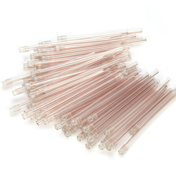 Peahefy 100pcs Saliva Ejector Aspirator Tube Disposable Suction Tip