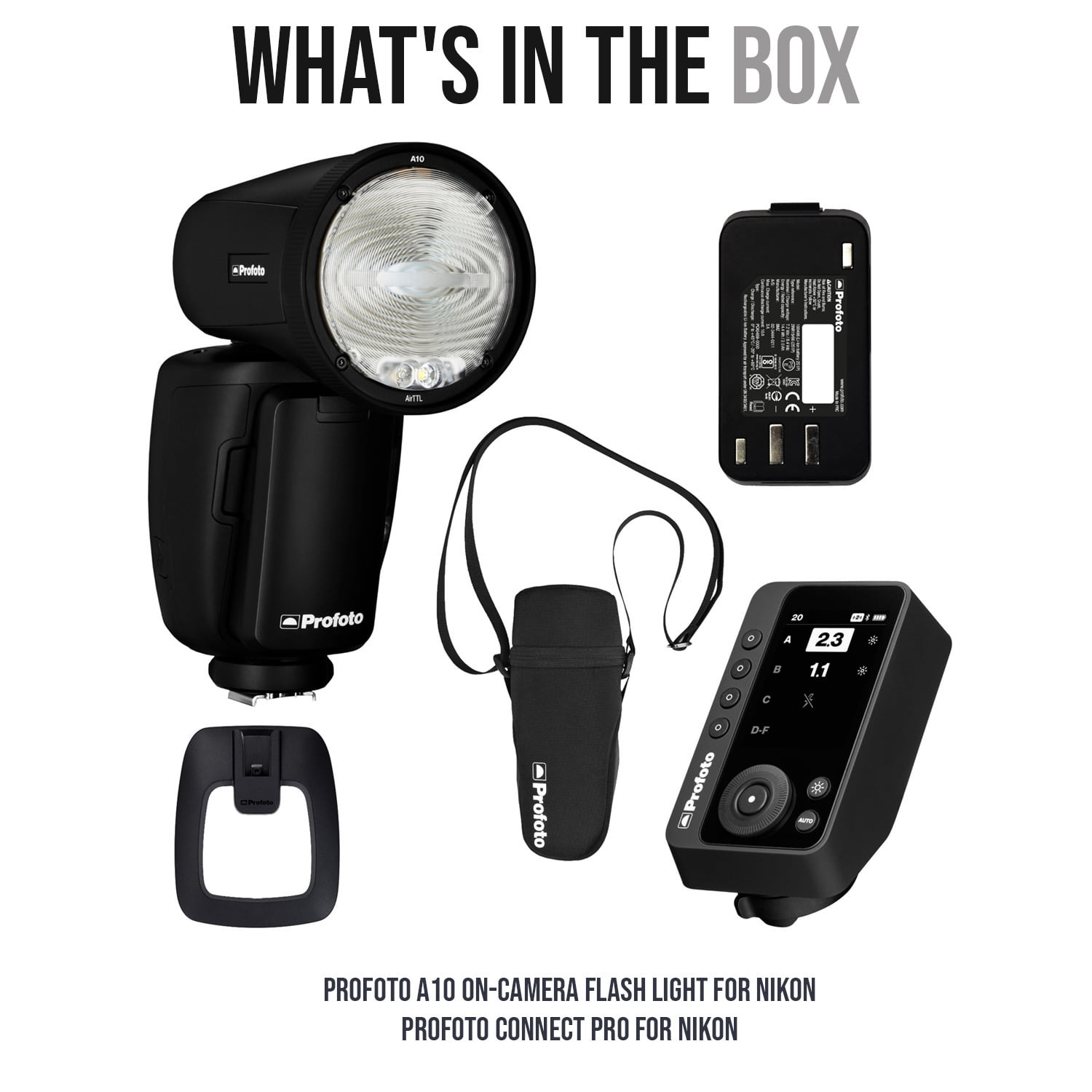 Profoto A10 Bundle with Profoto Connect Pro for Nikon - Walmart.com