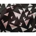 thumbnail image 5 of oneOone Silk Tabby Fabric Triangle Geometric Print Sewing Fabric BTY 42 Inch Wide, 5 of 5