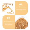thumbnail image 2 of 1 Roll Bracelet Necklace Chains Delicate Link Chain DIY Jewelry Making Accessory, 2 of 7