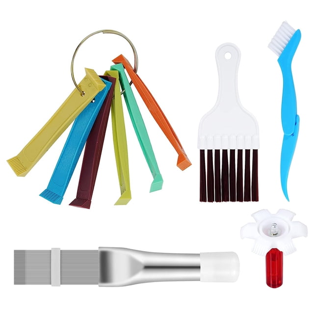 Yeacher 5 PCS Air Conditioner Fin Cleaner Set Air Conditioner Condenser Fin Comb Ac