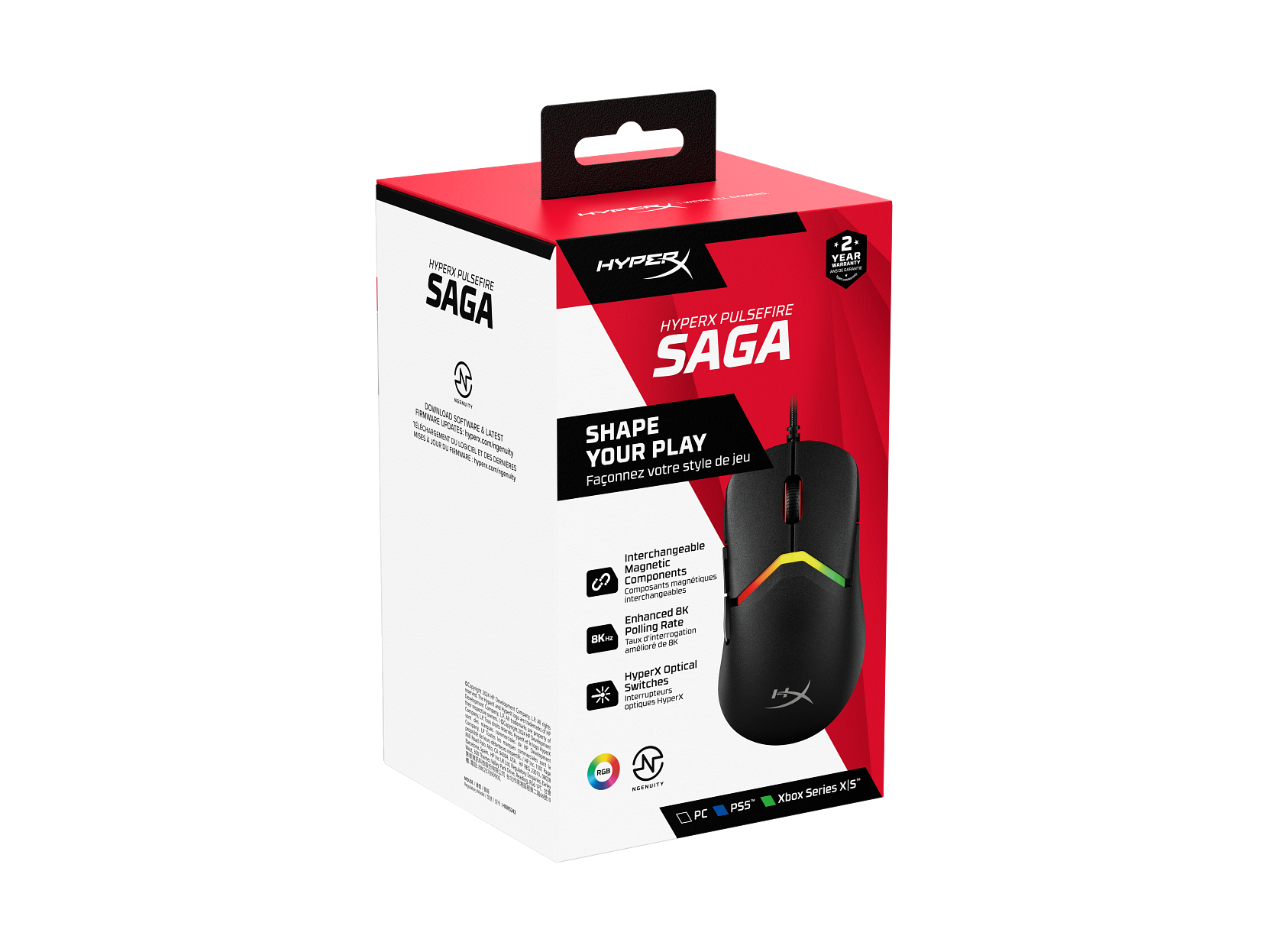 HyperX Pulsefire Saga Gaming Mouse (Black)