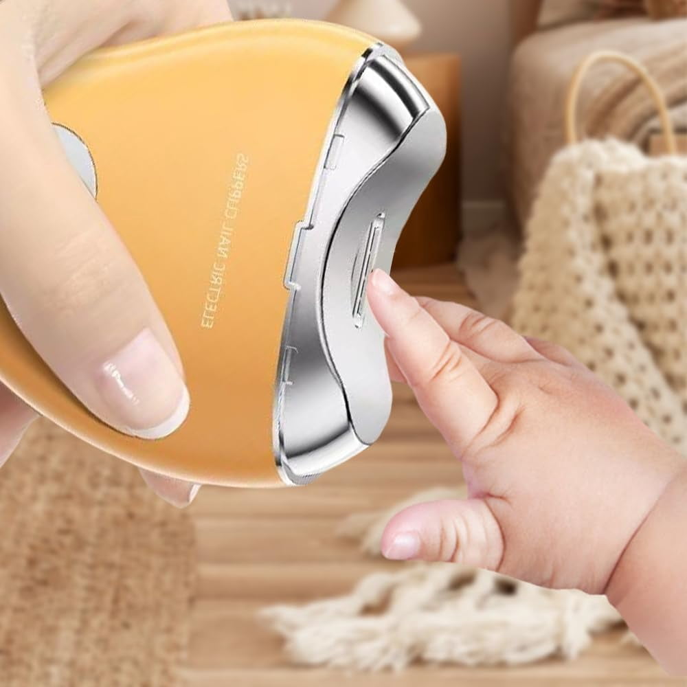 Aorsher 2 in 1 Electric Polishing Nail Clippers, Electric Nail Clippers with Nail Clip Storage, Automatic Nail Trimmer for Adults and Seniors