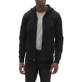 thumbnail image 1 of Sudadera con capucha y cierre con logo GAP para hombre en negro verdadero, 1 of 4