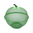 thumbnail image 3 of Cesta de fruta de alambre de hierro, cesta de fruta de malla de encimera protectora con tapa, para soporte de exhibición de frutas, adornos de cocina, verde Gloria Canasta de frutas, 3 of 8