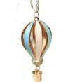thumbnail image 5 of Colorful Open Balloon Goldtone Necklace Anti-Tarnish Pendant, J-372-A, 5 of 7